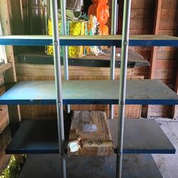 Metal Shelving Blue 