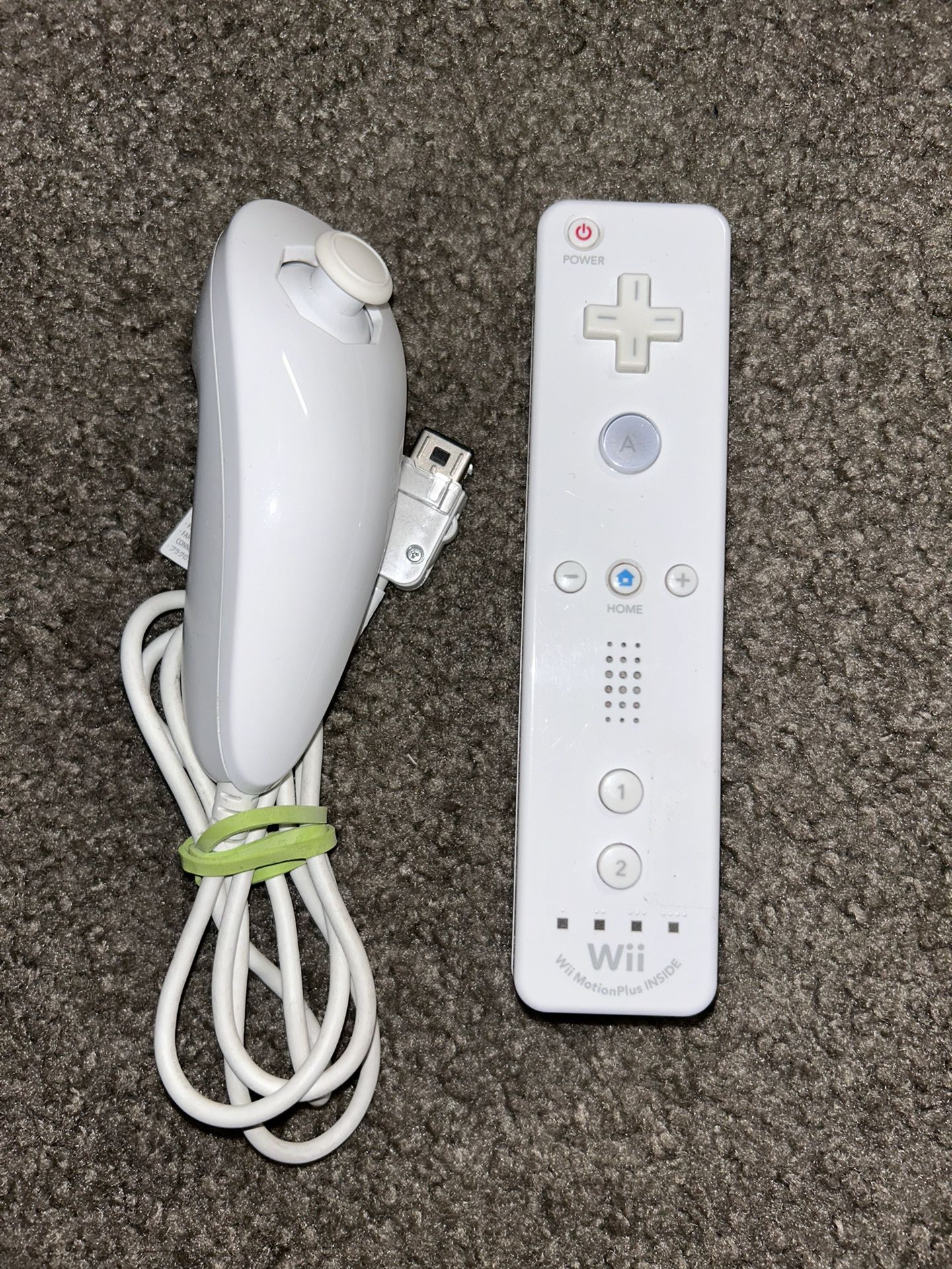 Nintendo Wii Remote And Nunchuck