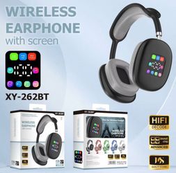 XY-262BT Wireless Headphones with Screen