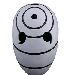 Anime Naruto Akatsuki Tobi Uchiha Obito Costume Resin Mask Helmet Party Cosplay
