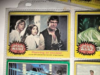 1977 Star Wars collectible cards