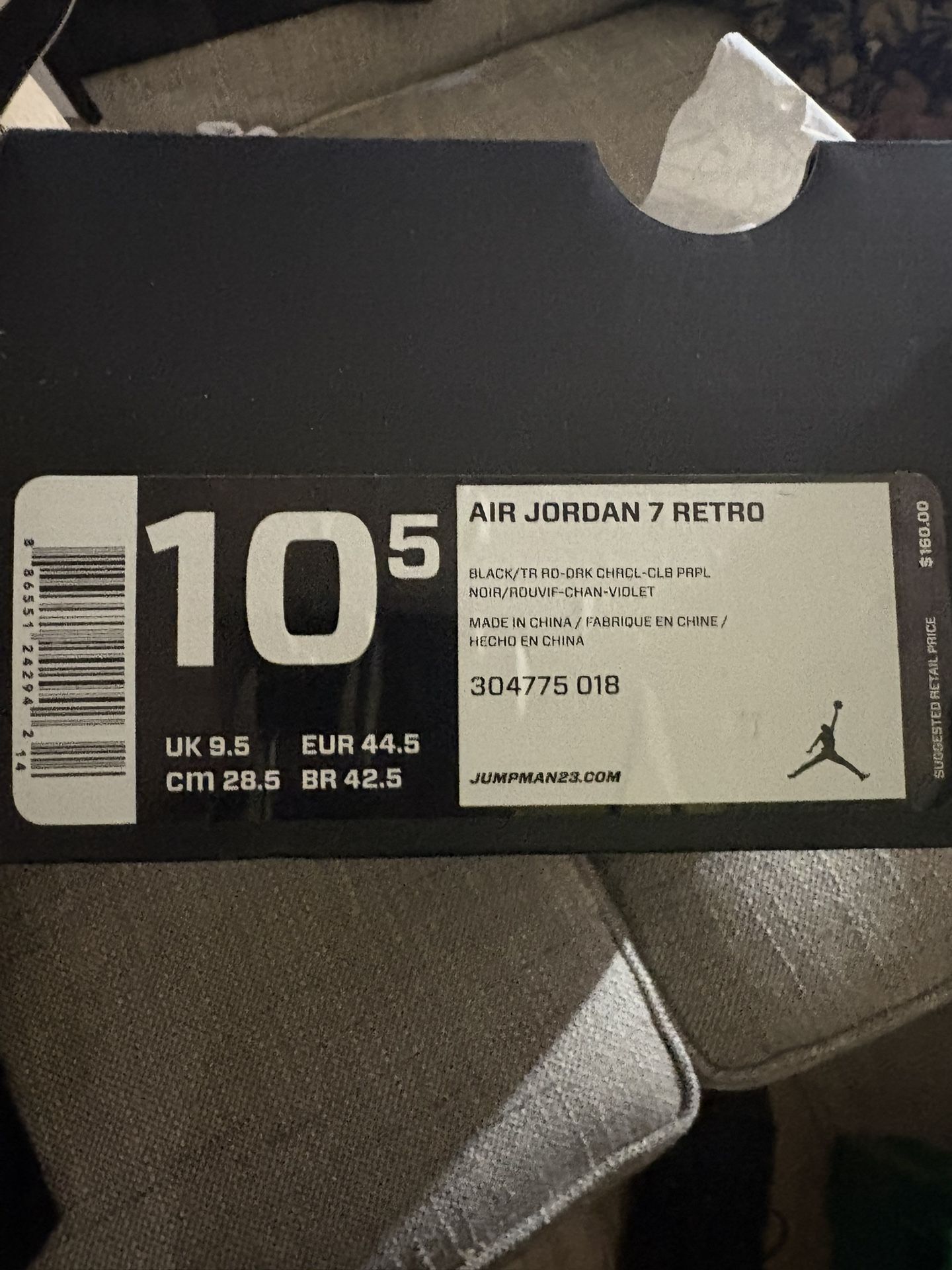 Jordan Retros All 10.5 Never Worn