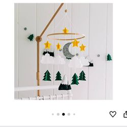 Baby Boy Woodland Mobile