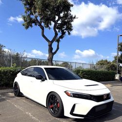 Volk Racing Rays TE37SL Matte Black w/ Falken Azenis Tires FK8 FL5 Honda Civic Type R