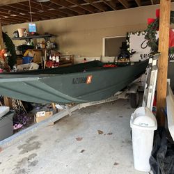 G3 1548 With A Brand New Yamaha 9.9 Tiller 