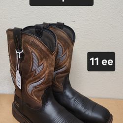 Ariat Work Boot Size 11 ee STEEL SQUARE TOE 
