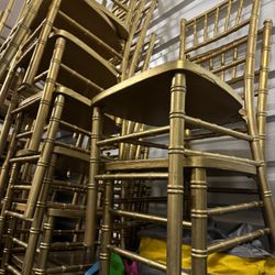 Used Gold Chiavari Chairs (no Cushions)