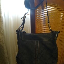Coach Crossbody Fabric Bag