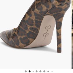 Jessica Simpson Leopard Heels 8.5