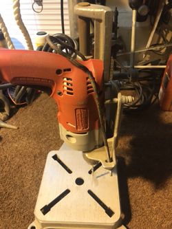 Small and portable drill press makes your whole Perfectly straight