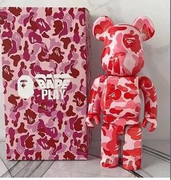 BAPE Play Bearbrick Pink Camo Figure