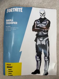 Fortnite Skull Trooper Adult Costume Medium