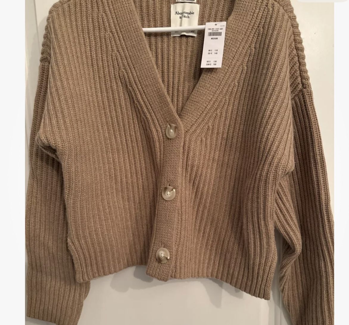 Abercrombie & Fitch Merino wool blend cardigan