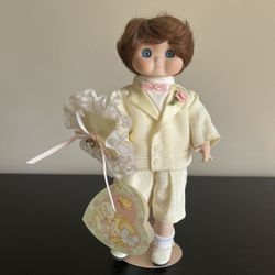 Goebel Bobby Blake Dolly Dingle Porcelain Doll Bette Ball Trip Around World 10in