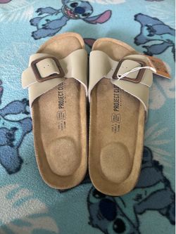 Project Cloud Ibiza leather slide sandals size 8.5