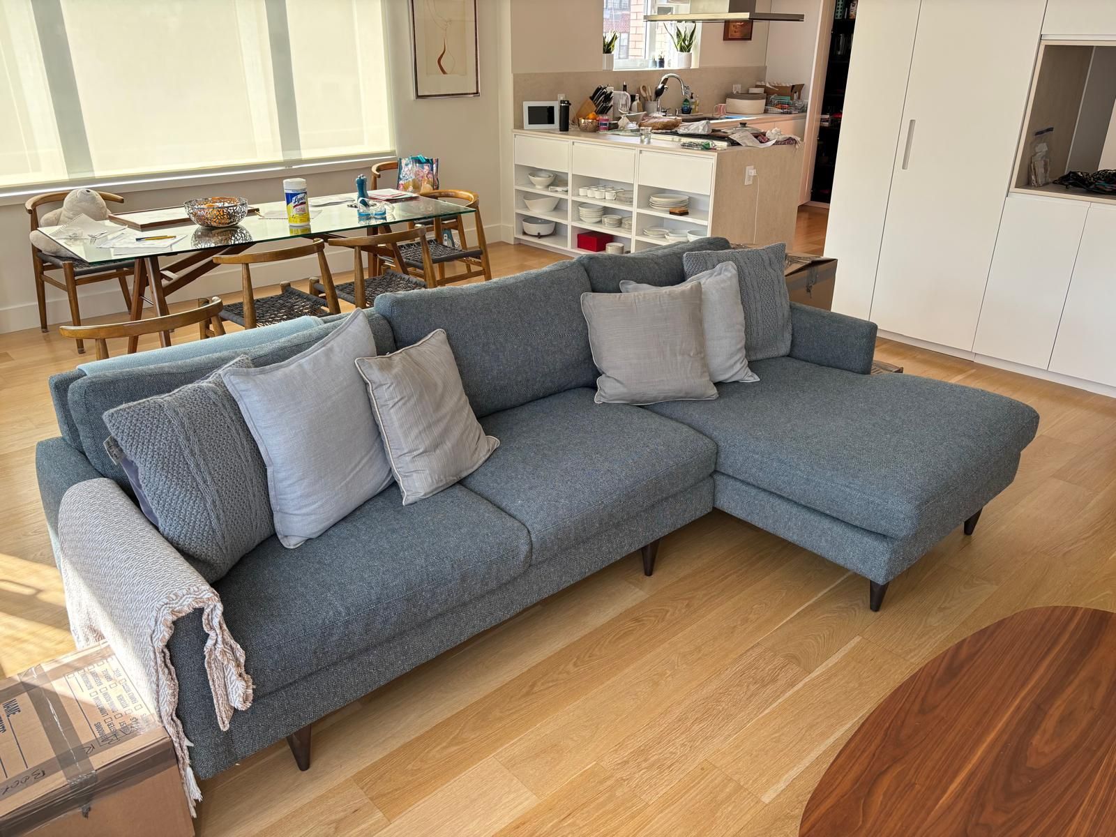Room & board Jasper sofa with chaise