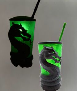 Mortal Kombat II light up cup MAKE OFFER