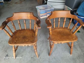 4 Sprague & Carleton maple chairs
