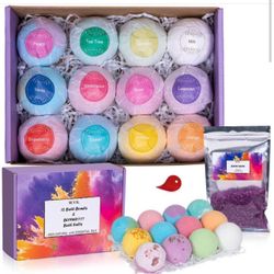 Bath Bomb and Bath Salt Gift Box