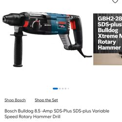 Bosch Bulldog Rotary Hammer Drill Brand New 