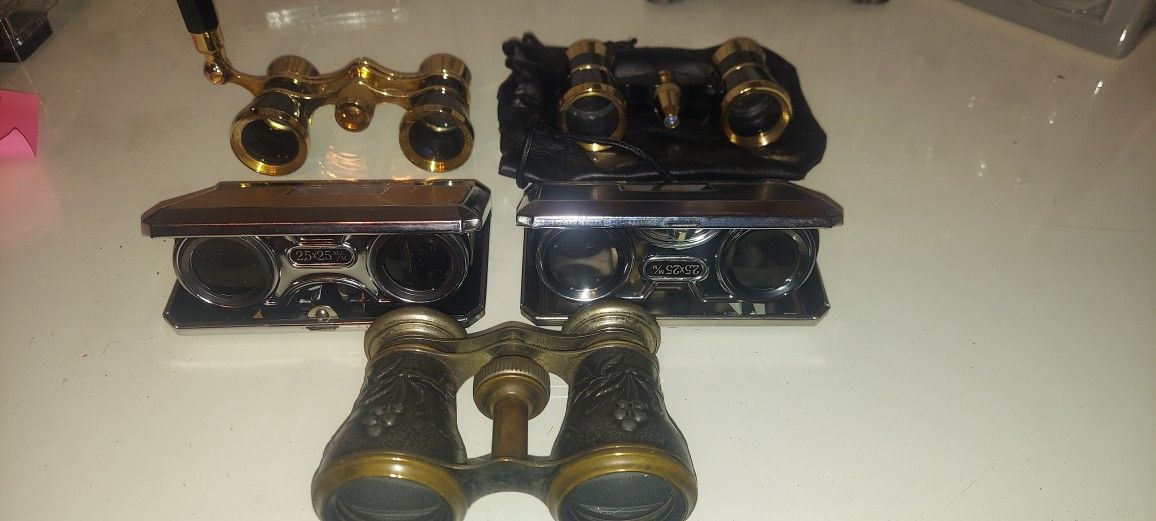Antique Vintage Opera Glasses  Collection  Lot