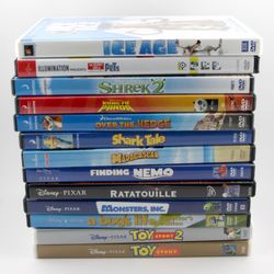 Disney Pixar and Dreamworks DVD Lot of 13 Classic Family Favorites