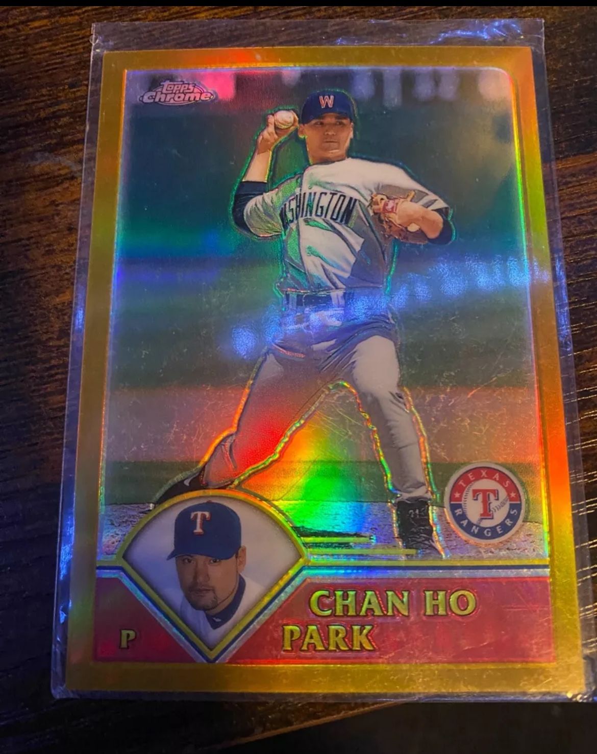 *Great Condition* 2003 Gold Topps Chrome Chan Ho Park