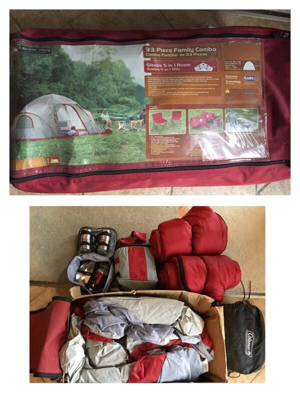Ozark Trail 33 piece tent set sleeps 5