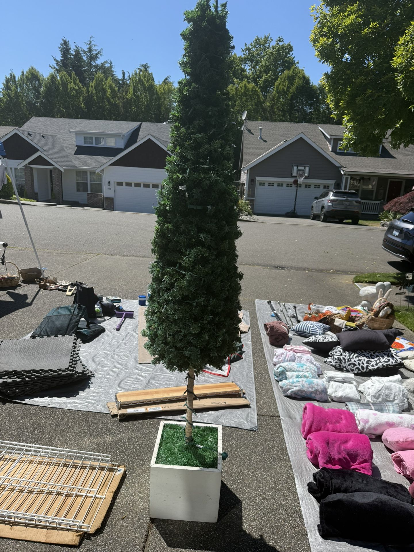 Tall Outdoor Lighted Tree