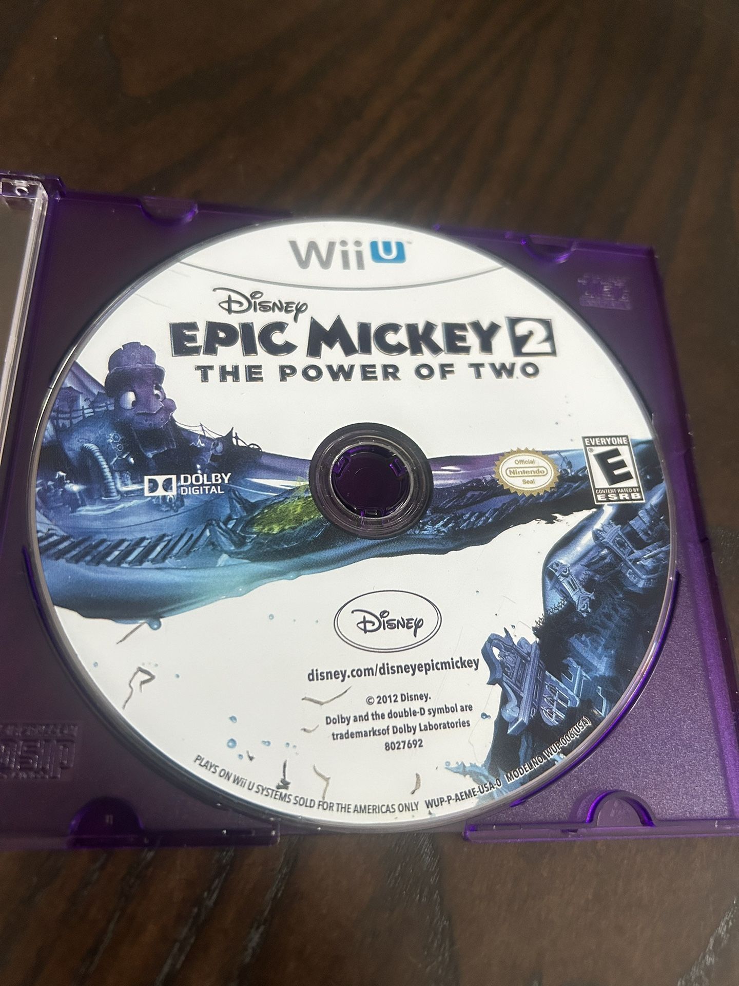 Disney Epic Mickey 2: The Power of Two (Nintendo Wii U, 2012) 