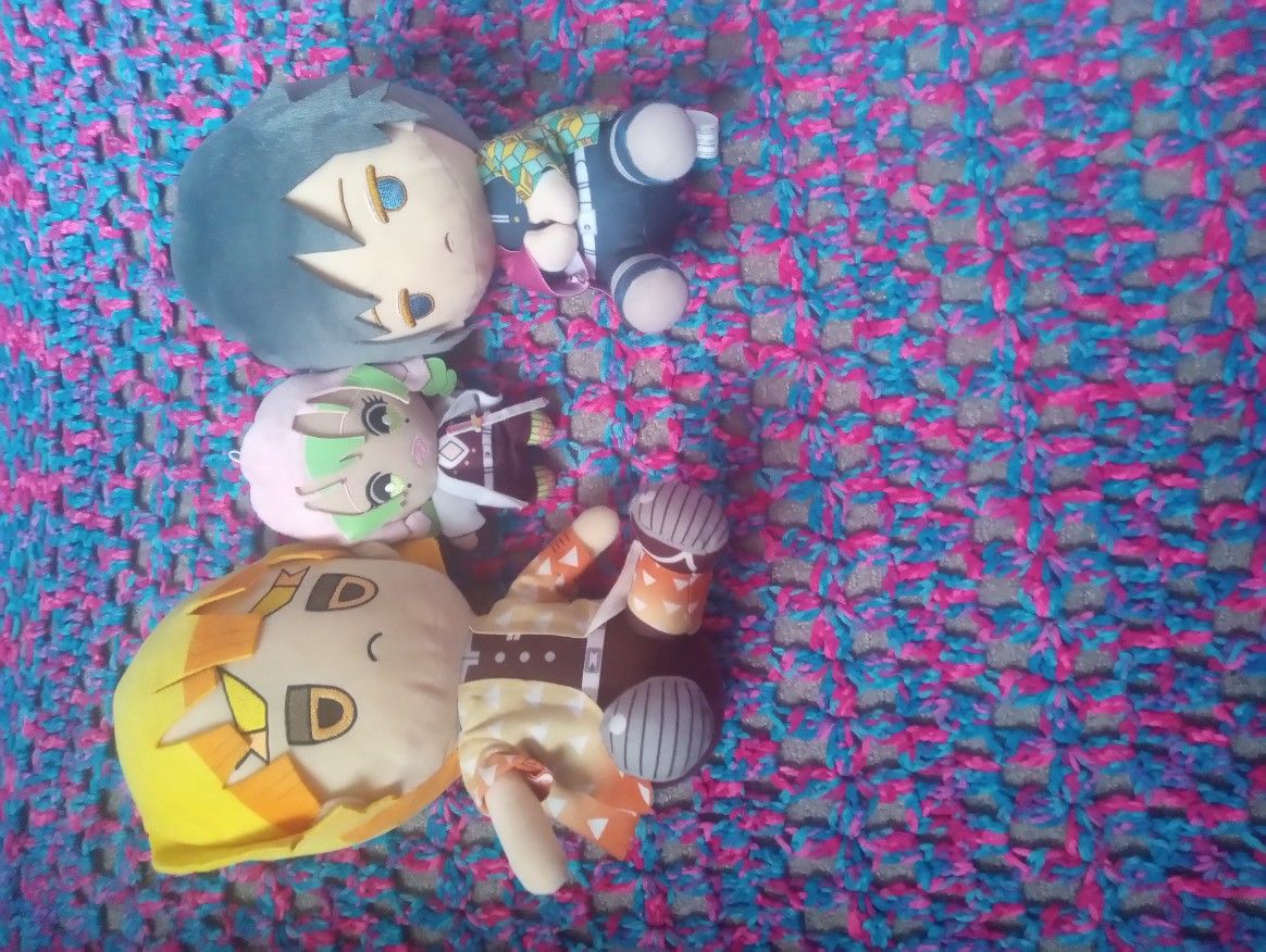 Various Anime Plushies