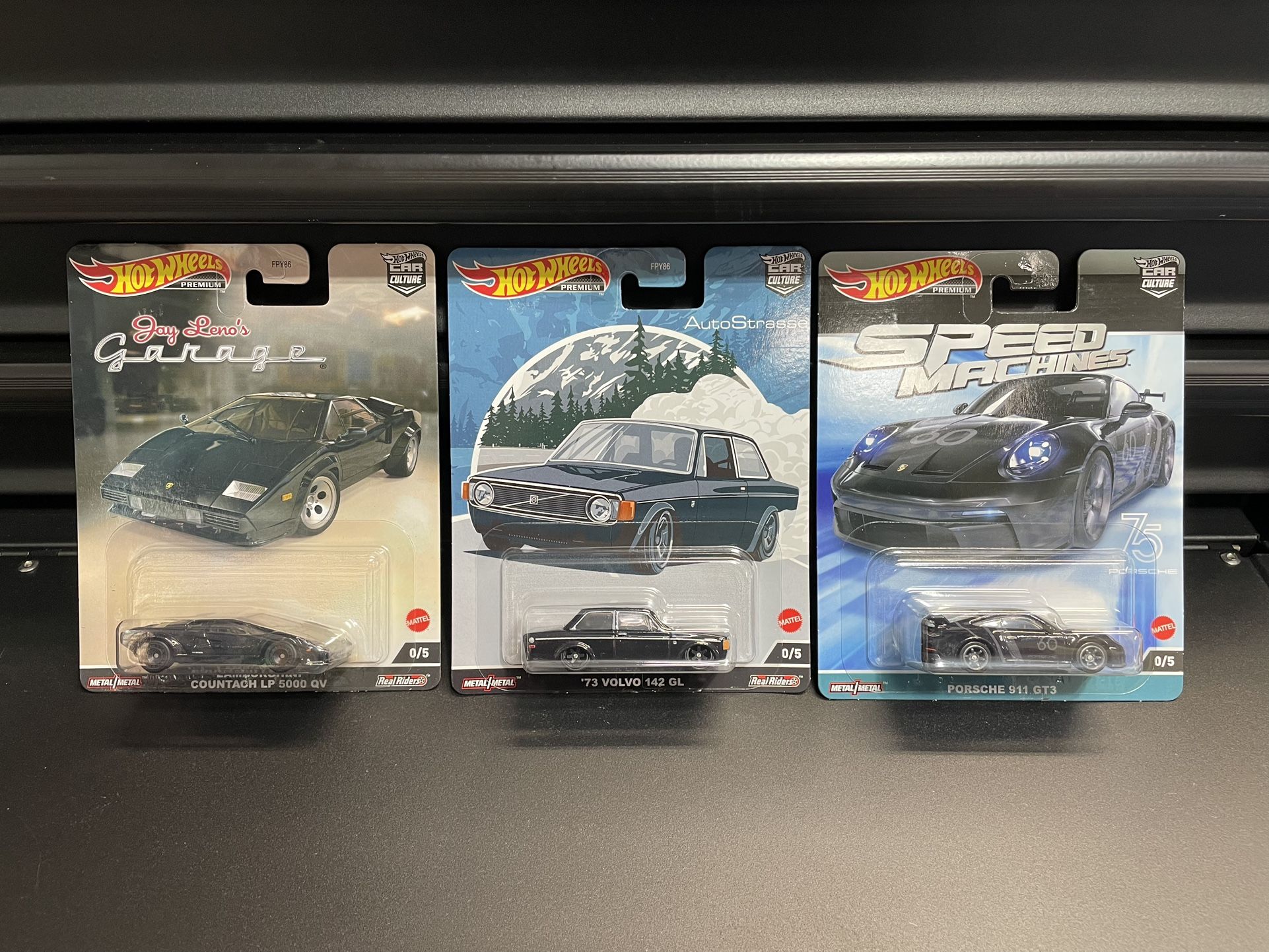 Hot Wheels Premium Chase 0/5 Lamborghini Volvo Porsche