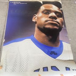 Lebron James Big Double Sided Posted 