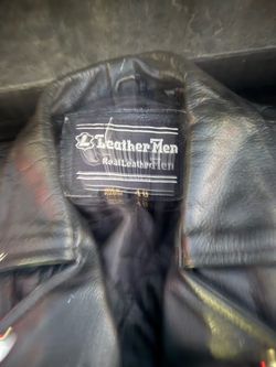 Leather jacket sz 48