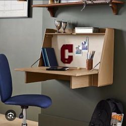 Pottery Barn Closed Storage Wall Desk
