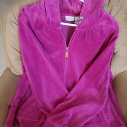 Velour Long Sleeve Top