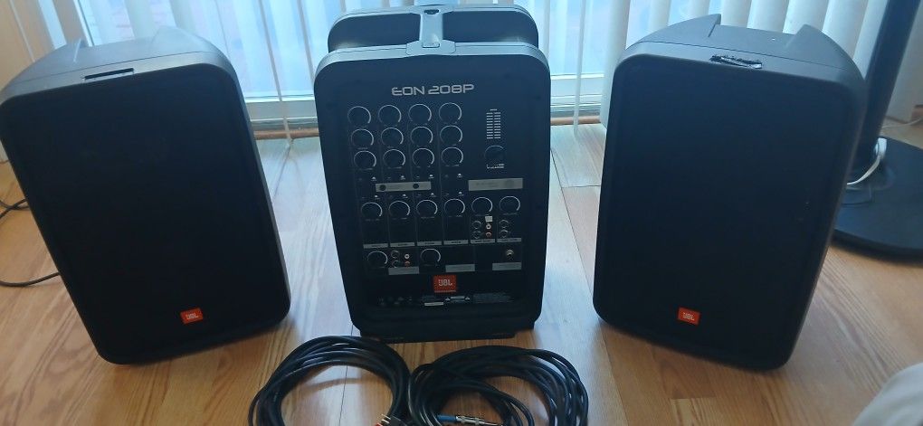 JBL EON208P Portable All-In-One 2-Way PA System