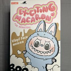 Labubu - Exciting Macaron Vinyl Face Plush Pendant (Blind Box Edition)