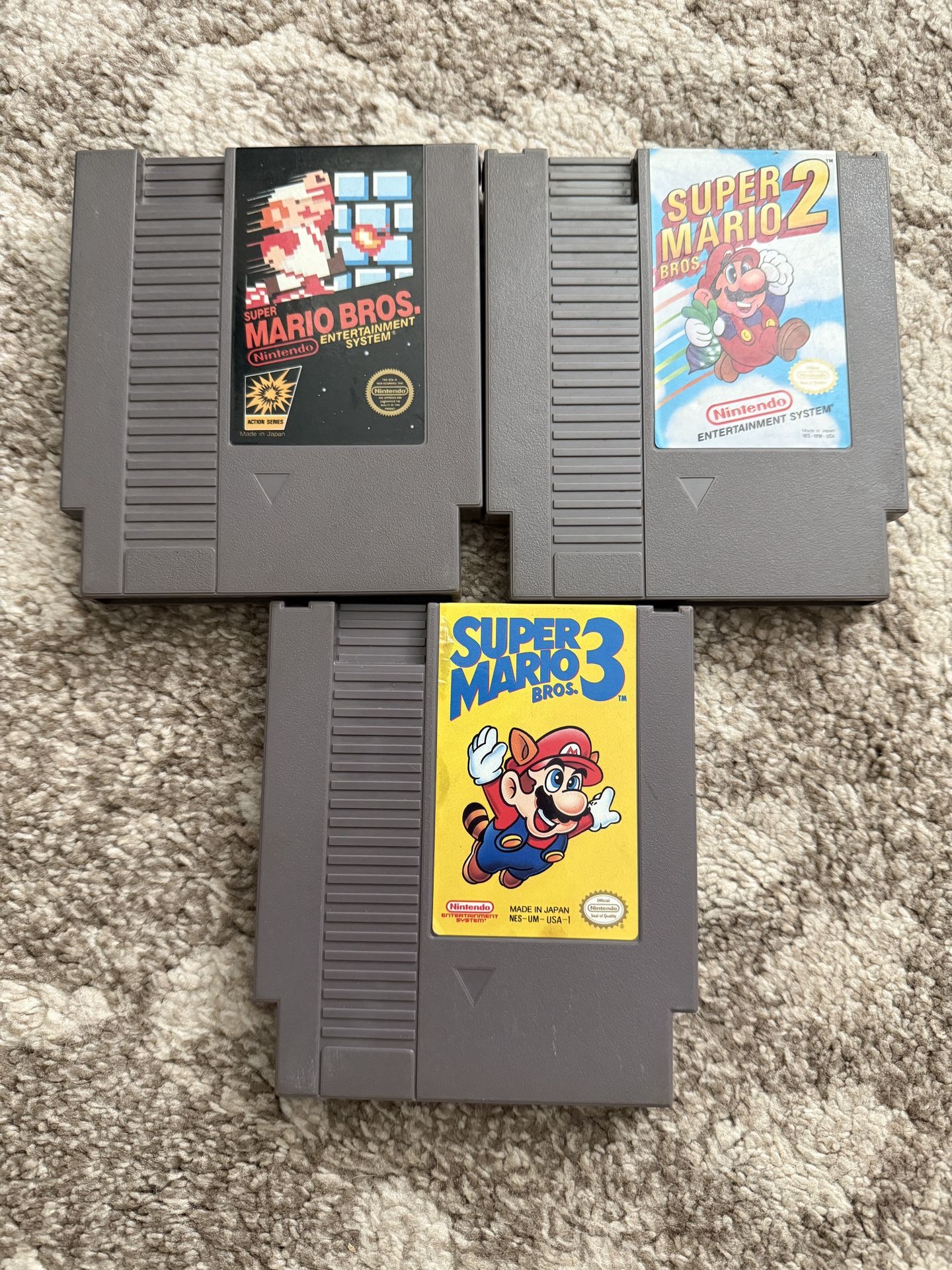 Super Mario Bros Trilogy 1 2 3 For Nintendo Nes
