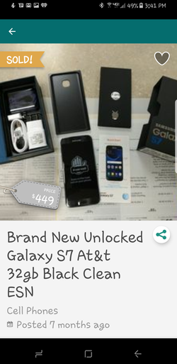 BRAND NEW SAMSUNG GALAXY S7 32GB UNLOCKED
