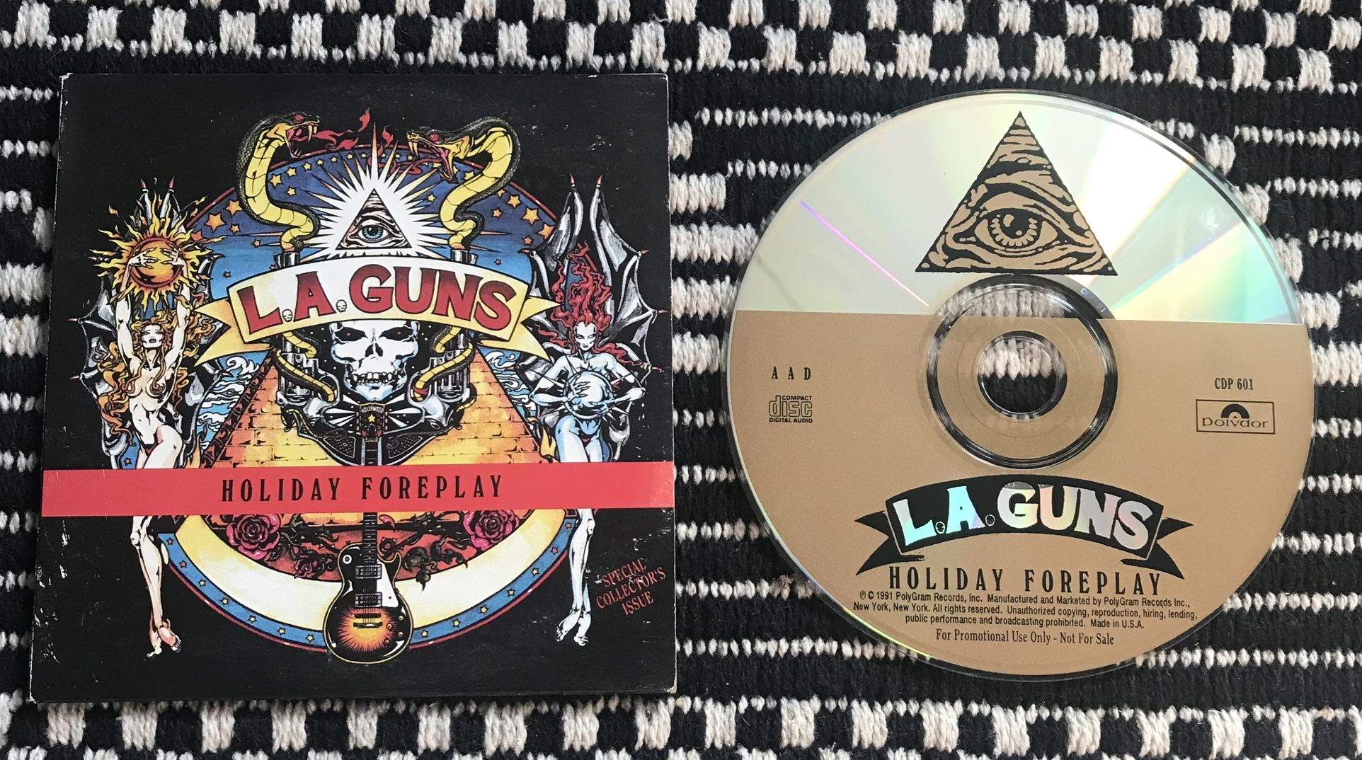 L.A. GUNS HOLIDAY FOREPLAY PROMOTIONAL CD SINGLE