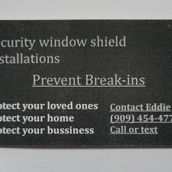 Security Window Shield 