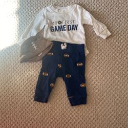Baby Football Outfit Carters 3m