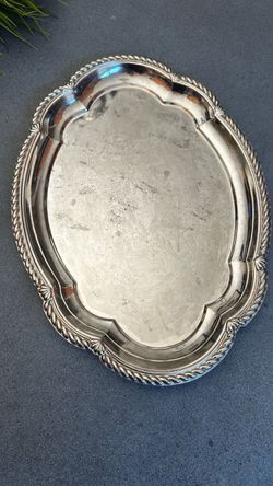 Vintage Silver coated Serving Tray