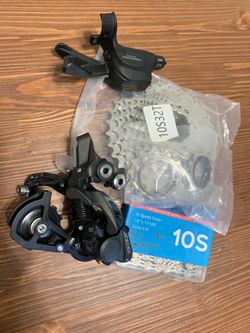 New shimano 1x10 DH MTB bike drivetrain