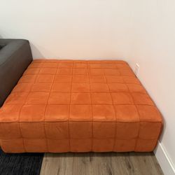 Orange Ottoman – Used | 46.5″ x 46.5″