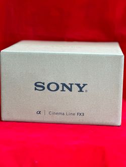 Sony FX3A Full-Frame Cinema Camera