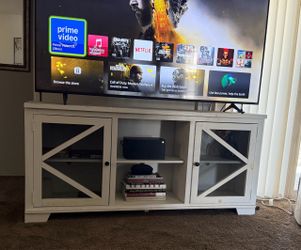 Living Spaces TV Stand / Entertainment Center – Excellent Condition – $150