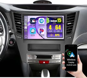 4+64G] Hikity Android 15 Car Stereo for Subaru Outback Legacy 2010-2014