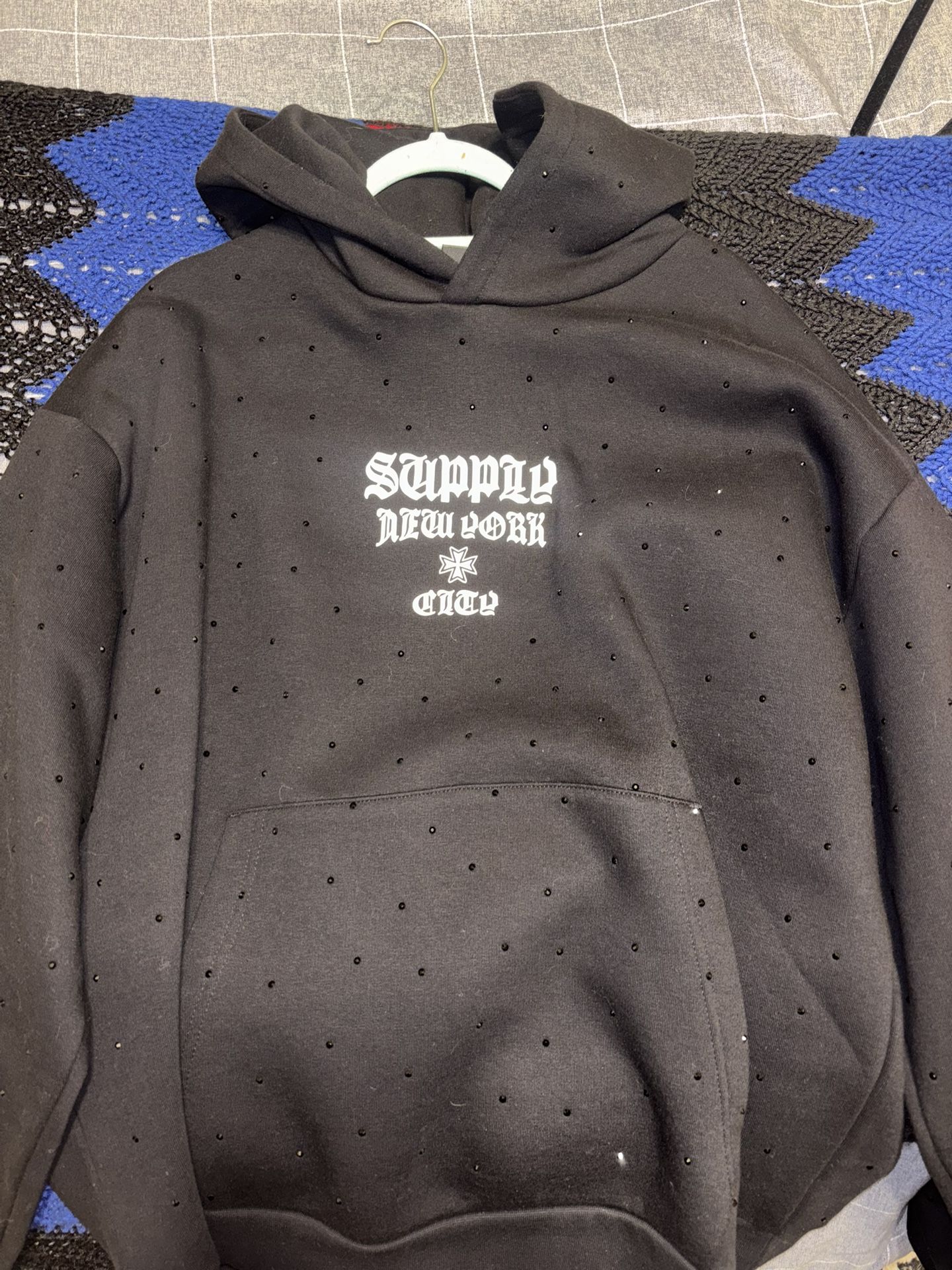 Supply And Demand Rhinestone Hoodie
